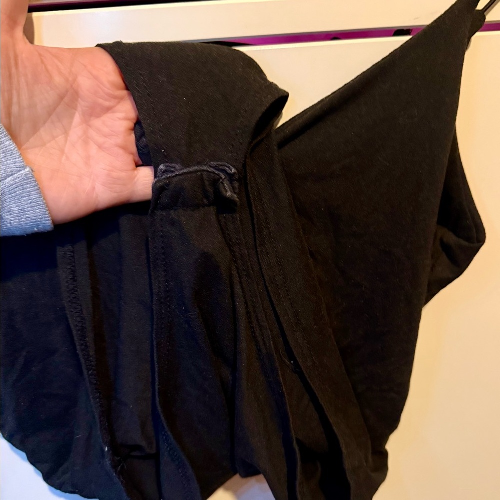 Black Spaghetti Strap Bodysuit - Size Small - Picture 2 of 7
